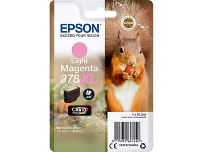 Epson Inktcartridge 378XL (C13T37964010) Licht-magenta Hoge capaciteit