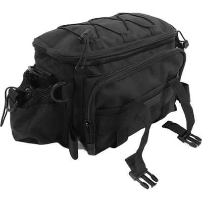 Visuitrusting Tas Dubbele Laag Waterdicht Canvas Multifunctionele Vis Tas Vis Tas Rugzak voor Buiten Vissen black