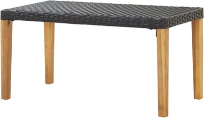 Tuinbank - Parkbank - Buiten Ontspannen - Massief Houten Poten - 120 cm - Zwart