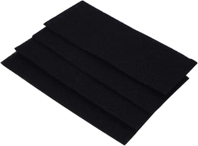 Actieve Koolstof Sponsfilters voor Holmes Luchtreiniger - 4 Vervangingsfilters voor Optimale Luchtkwaliteit en Geurverwijdering