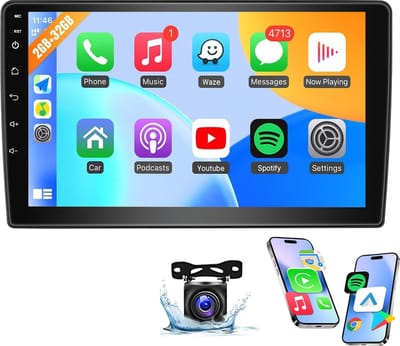 ESSGOO 2+32GB Autoradio - Geschikt Voor Fiat Ducato 2006 t/m 2022 / Peugeot Boxer & Citroen Jumper 2011 t/m 2015 - 9 Inch IPS TouchScreen Radio Scherm - Draadloos Apple Carplay & Android Auto - GPS, Bluetooth, Wifi - Achteruitrijcamera