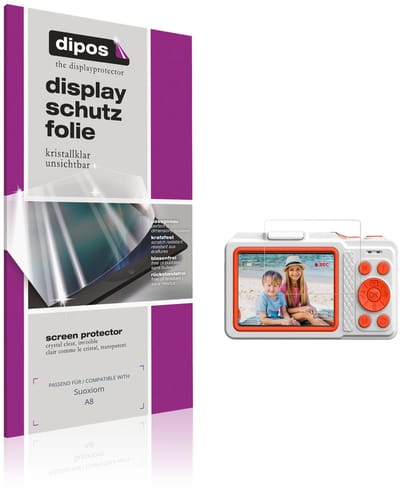 dipos – 4x Beschermfolie geschikt voor Suoxiom A8 | Krasbestendige & heldere Screenprotector Ultra-Thin