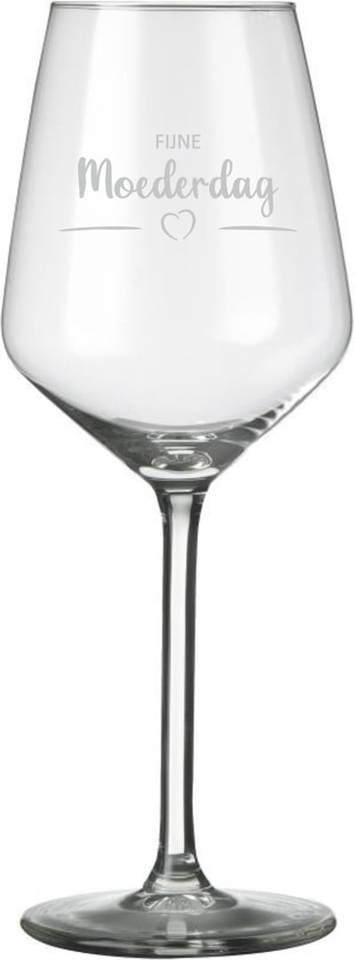 Wijnglas - Moederdag - mama - wijnglas voor mama - glas gravering - cadeau voor Moederdag - uniek cadeau - uniek - bedankje voor je moeder