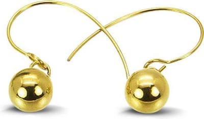 Amanto Oorbellen Geert Gold - 316L Staal - Bol - 8x25 mm