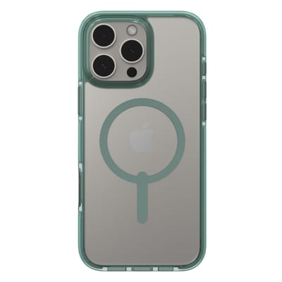 ZAGG Santa Cruz Snap Case met MagSafe voor de Apple iPhone 16 Pro Max - Clear / Green