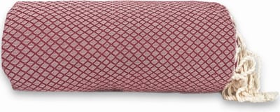 Lantara Plaid Grand foulard Ottoman - Donkerrood - Katoen - 190x300cm