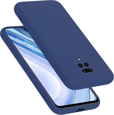 Cadorabo Hoesje geschikt voor Xiaomi RedMi NOTE 9 PRO / NOTE 9S in LIQUID BLAUW - Beschermhoes gemaakt van flexibel TPU silicone Case Cover