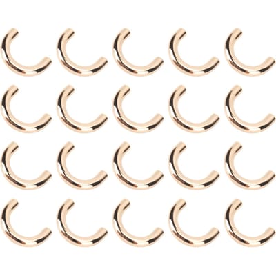 20 Sets Boucles de Connexion Métalliques pour Sac Anneau en U Arche Connecteur avec Vis pour Cuir