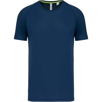 PROACT® Gerecycled herensport-T-shirt met ronde hals PA4012 - Sporty Navy - M