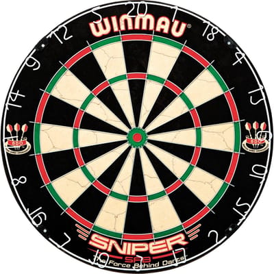 Dartbord Set - Pijltjesbord - Wedstrijd Darts - Toernooi Goedgekeurd - 45 x 24 cm - Zwart