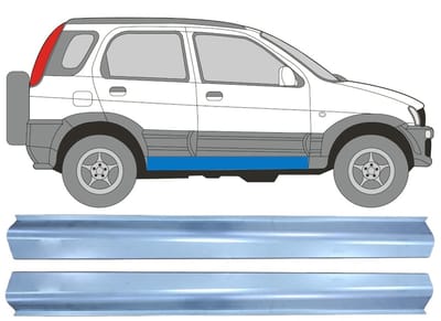 Reparatie dorpel voor Daihatsu Terios 1997-2005 / Links + Rechts / Set