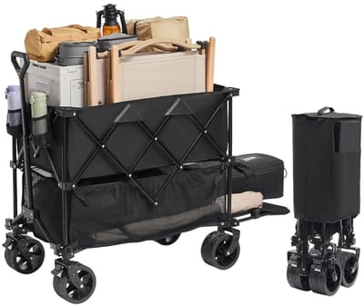 DailySupplies® Bolderkar Opvouwbaar Luchtbanden - Strandwagen - Bolderwagen