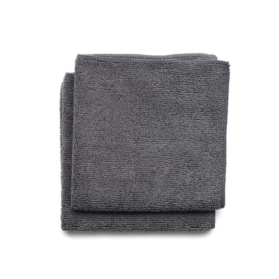 Brabantia SinkSide Microvezel Schoonmaakdoekjes - 30 x 30 cm - Set van 2 - Dark Grey