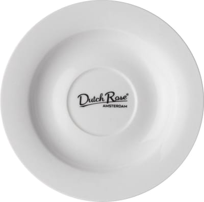 Dutch Rose Loft Zwart-Wit Espresso Schotel