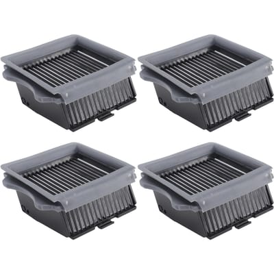 4 PCS Filtre d'Aspirateur ABS Facile à Installer Accessoires de Filtre d'Aspirateur pour IFloor 3 pour black