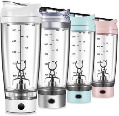 Dailygoody - Elektrische shaker - Eiwitmixen - Automatisch en romig - Wit - USB-C oplaadbaar - 600 ml - Geschikt voor proteïneshakes - Kunststof
