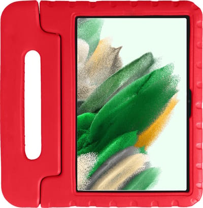 Kinderhoes voor Samsung Tab A8 - Duurzaam Kids Case - Rood - Schokabsorberend met Standfunctie