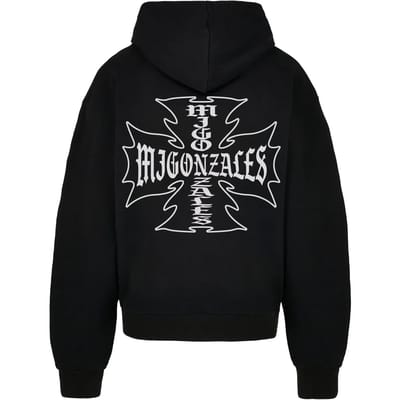 Oversized sweatshirt met capuchon MJ Gonzales MJG Heav Iron Cross