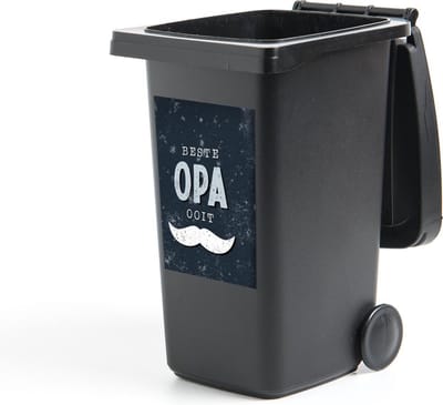 Container sticker Kado man - Vaderdag - Quote - Beste opa ooit - Spreuken - 40x60 cm - Kliko sticker