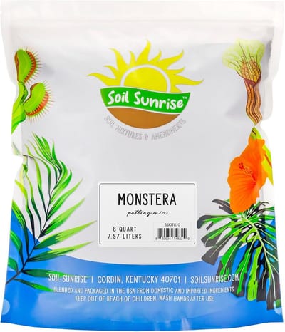 Potgrond voor Monstera Planten - 8L Universele Mix voor Binnenplanten en Verpotten