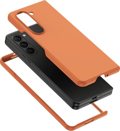 Just in Case Galaxy Z Fold5 Hard Hoesje Oranje