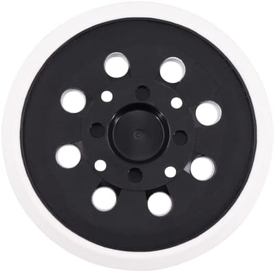 Schuurplaat 125 mm voor Pex 400 AE en Pex 300 AE, met klittenband en 8 gaten voor efficiënt schuren