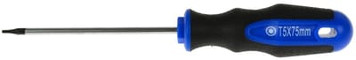 GEKO Torx schroevendraaier - T5 - 75 mm - Ergonomisch - Ophanggat