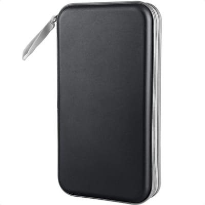 Bondoo CD/DVD Organizer - 96 Discs - CD/DVD-Hoesjes Map - Disk organizer - Hoeshouder voor CD/DVDs - CD/DVD opbergsysteem - Insteekhoes voor CD's - Zwart