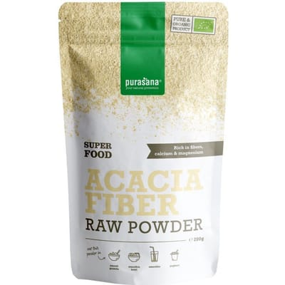 Purasana Acacia fiber/fibre vegan bio (200g)