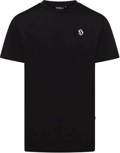 Hooligan Streetwear T-shirt Casual Zwart - Maat: S