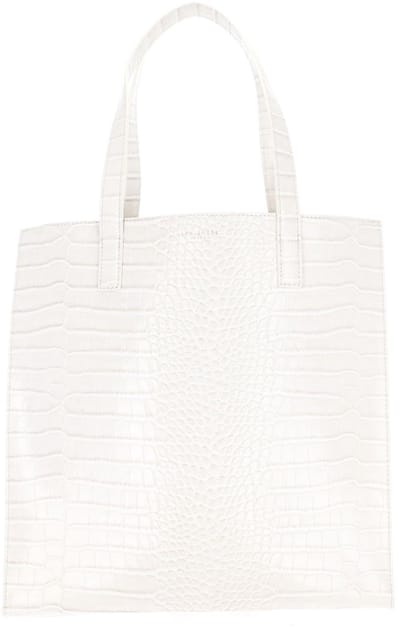 Ted Baker schoudertas Wenella Croc Effect Icon Bag Ivory crème