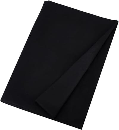 2x1.5m Katoenen Canvas Stof 0.7mm Dikke Natuurlijke Katoen Duck Canvas voor Kleding, Quilten, Gordijnen en DIY Creaties, Zwart