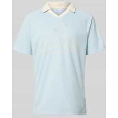 regular fit T-shirt met platte kraag model 'Heritage'