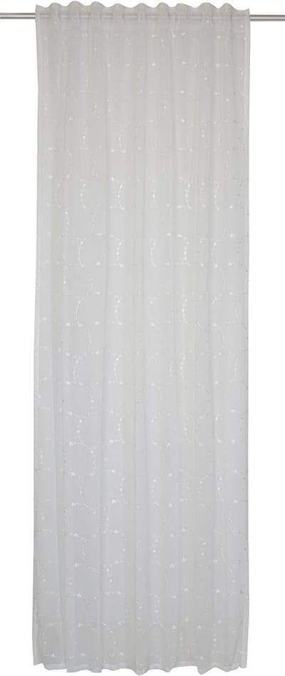 Elbersdrucke Gordijn met verborgen lussen Elin 255x140 cm wit