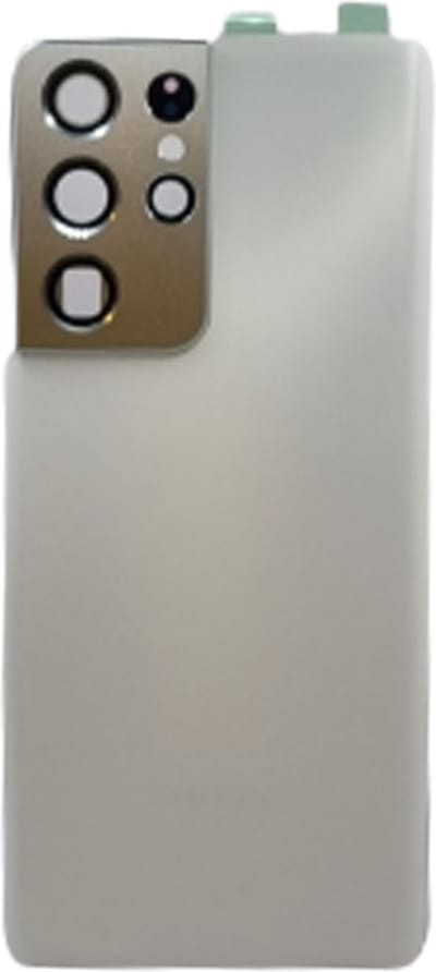 Achterkant Geschikt voor Samsung Galaxy S21 Ultra – Premium – Wit