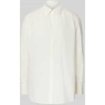 Relaxed fit blouse met kentkraag, model 'Belegant'