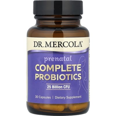 Dr. Mercola, Prenatale Complete Probiotic, 25 Miljard KVE, 30 Capsules