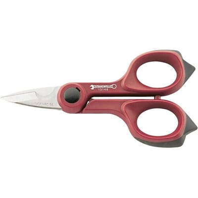 Stahlwille Draadschaar lengte 150 mm, 2-K handgrepen, rood 75270003