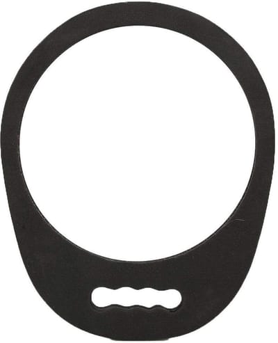 Dailygoods- Kappersspiegel Ronde Draagbare Handspiegel - Hoogwaardig EVA-frame - Slijtvaste Spiegel - Antislip Handvat - Geschikt voor Make-up en Contactlenzen - Make-upspiegel
