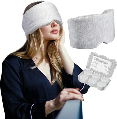 NTHProducts - Handgemaakt slaapmasker - Lichtblokkering - Gezonde slaap - Zwart - Comfortabel en ademend - Ideaal voor thuis en reizen - Perfect voor o...