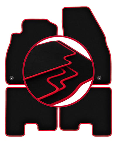 CARLUX-RED automatten voor: Opel Adam hatchback (2012-)