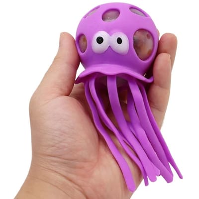 Octopus Stressbal Knijpspeeltjes voor Volwassenen Kinderen, Sensorisch Fidget Speelgoed voor Angstverlichting, Schattige Knijp Feestartikelen Cadeaus