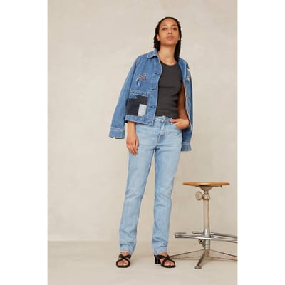 Kings Of Indigo Anna Xavier Super Light Used Size: W26L30 | Straight Outlet | Dames | Blauw