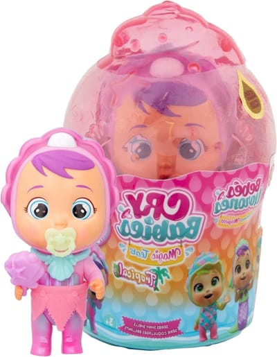 Magische Tranen Poppen - Verzamelpoppen - Fantasie Spelen - Schuimende Tranen - 8 Accessoires - Schelp