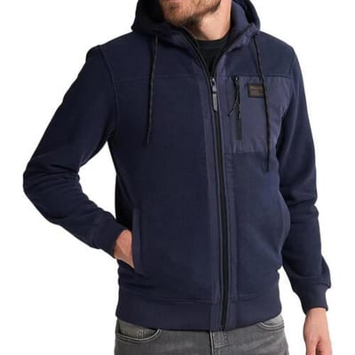 Petrol Industries - Heren Fleece Vest Ely - Blauw - Maat S