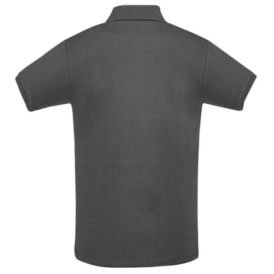 SOLS Heren Perfect Pique Korte Mouw Poloshirt (Donkergrijs)