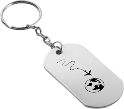 Akyol - Reizen Sleutelhanger - Wereld - Aarde - Leuk kado voor iemand die van reizen houd