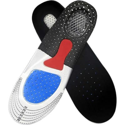 Gratis Maat Unisex Orthopedische Voetboogsteun Schoenenzool Hardloop Gel Zool Inzetkussen voor Mannen Vrouwen 35-40