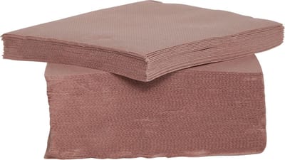 Cosy&Trendy For Professionals Servet - 25 cm - Papier - Bruin - Set-40