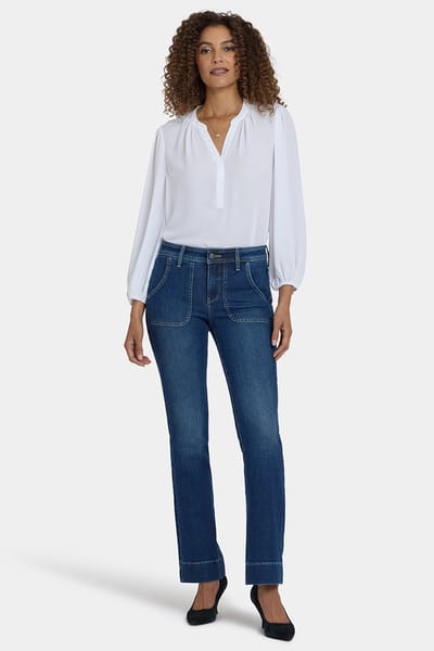Barbara Bootcut Jeans | Donker Loire